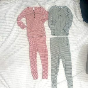 Two 2 piece Lou Lou PJ sets (2T)